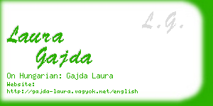 laura gajda business card